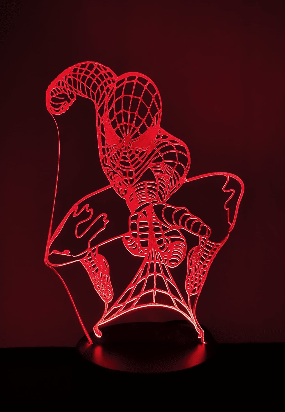 Lampa trofeu acril "Spiderman" - imagine 5