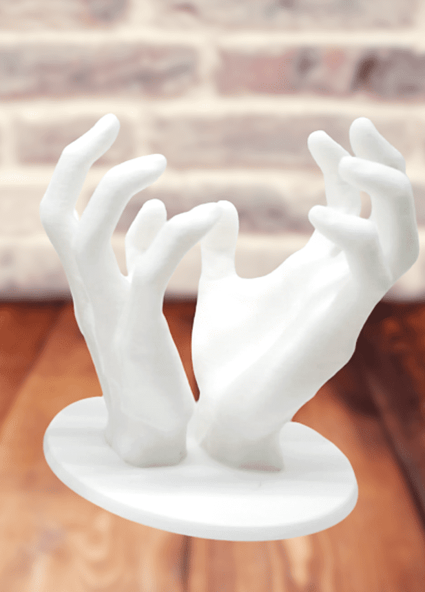 Blank pentru decoratiuni "2 maini", plastic, printat 3D - imagine 3
