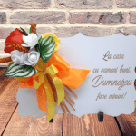 Tablou decorat cu licheni și flori de săpun 19