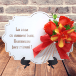 Tablou decorat cu licheni și flori de săpun 16