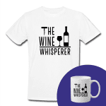 "The WINE whisperer" Set Personalizat – Tricou + Cană