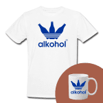 "Alkohol" Set Personalizat – Tricou + Cană