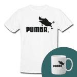 "PUMBA" Set Personalizat – Tricou + Cană