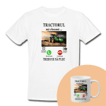 Set tricou + cana personalizate