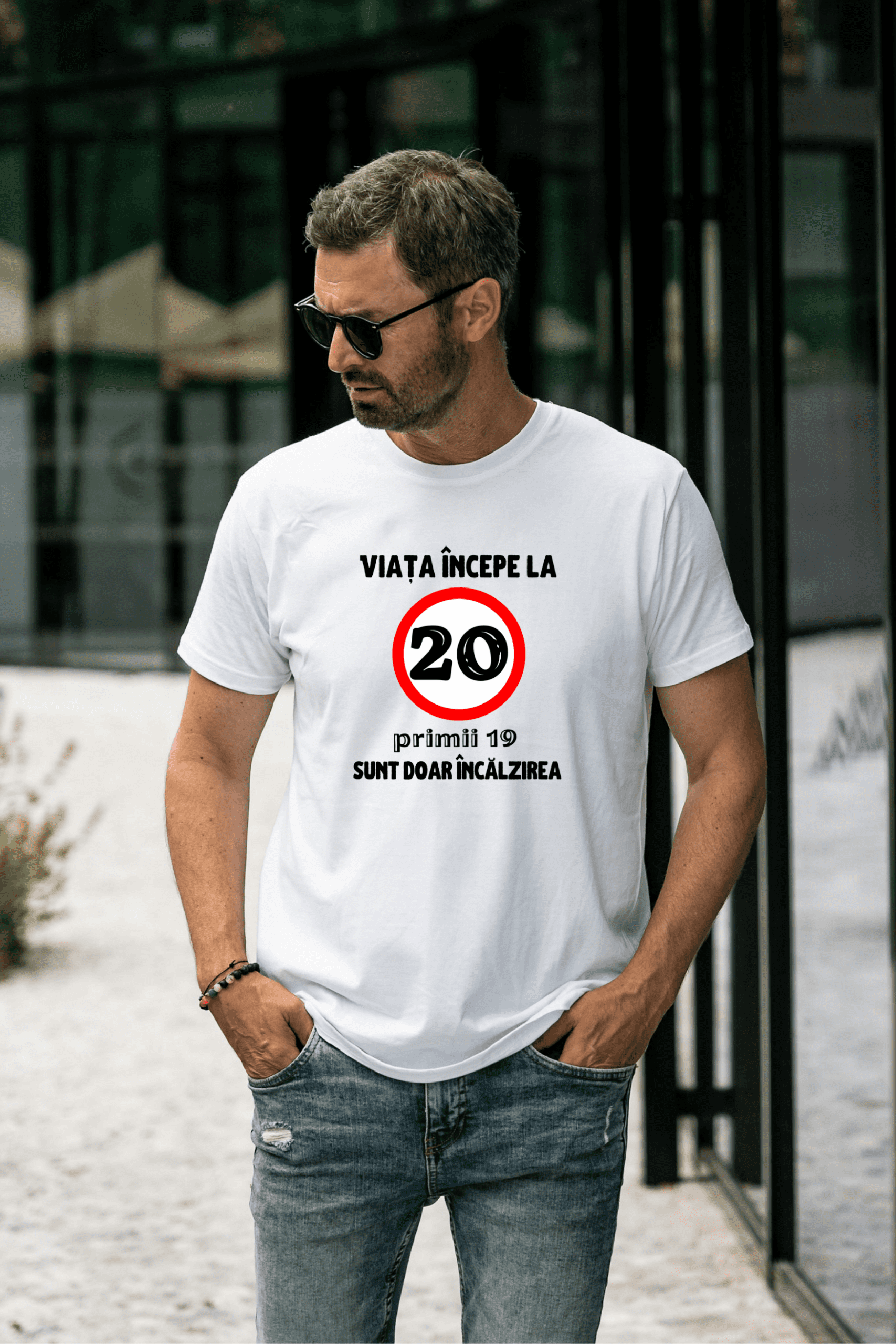 Tricou - Viata incepe de la 20 de ani - imagine 2